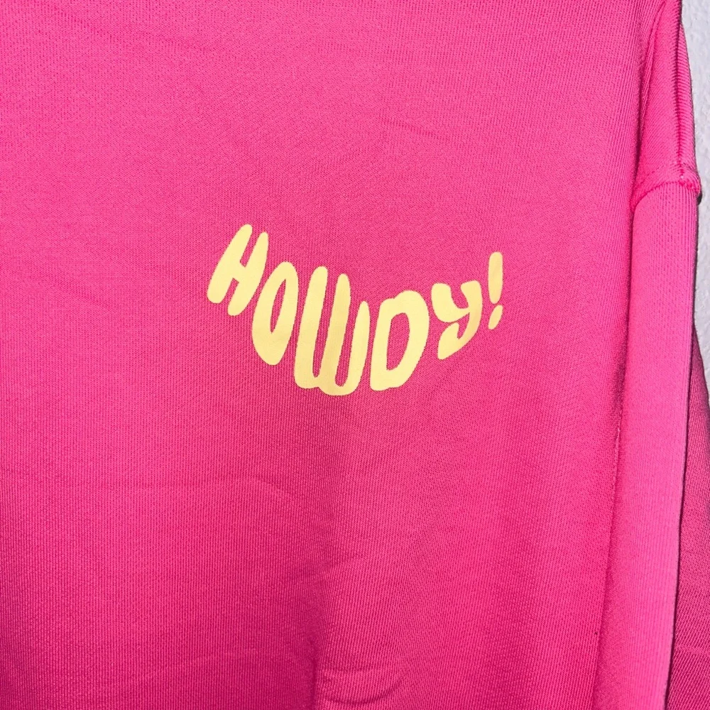 Howdy Hot Pink Cowgirl Western Crewneck - Picture 6 of 9